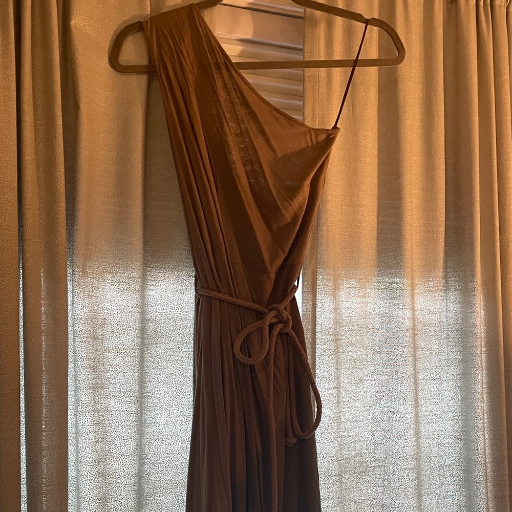 RARE Saks Jandel One Shoulder, Asymmetrical Dress